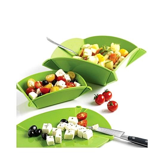 

Mastrad Origami Board - Set Of 2 - Green Piring Lipat Plate Unik
