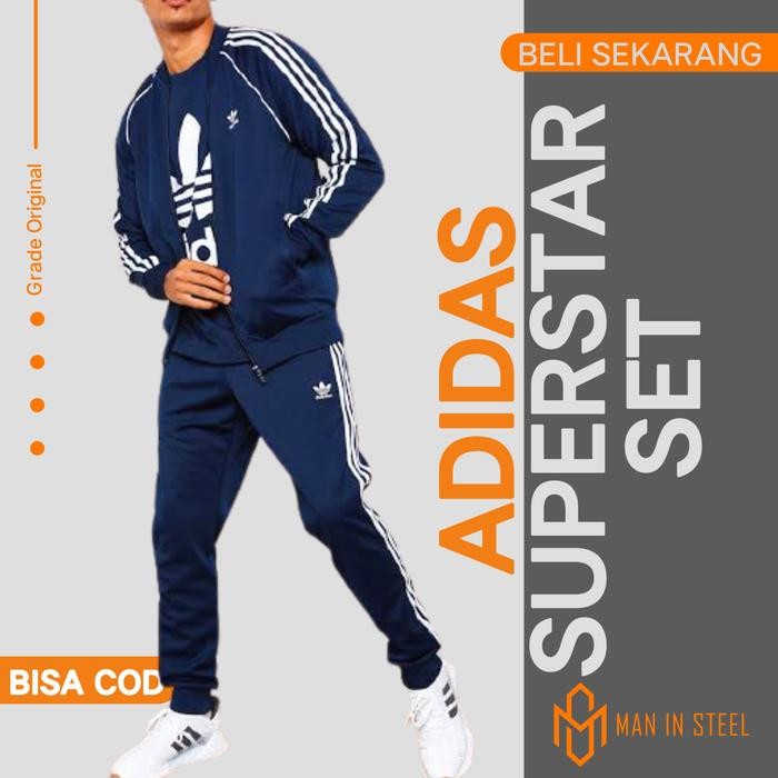 PREMIUM Setelan Set stelan Training Olahraga Jaket Celana Sport Jogging Pria