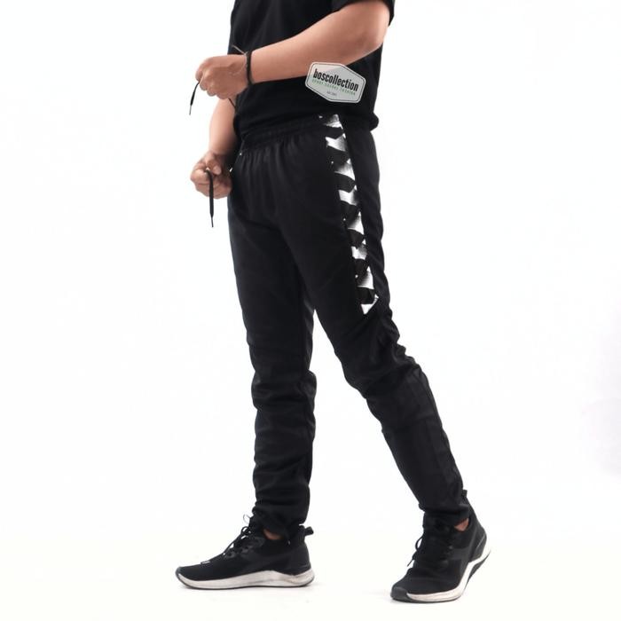 PREMIUM Celana Panjang Pria Training Olahraga Micro Parasut Premium Original