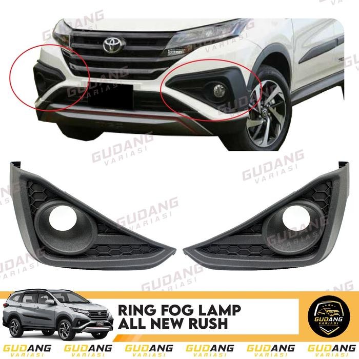 PREMIUM Cover Ring Foglamp All New Rush Terios 2018 Model TRD