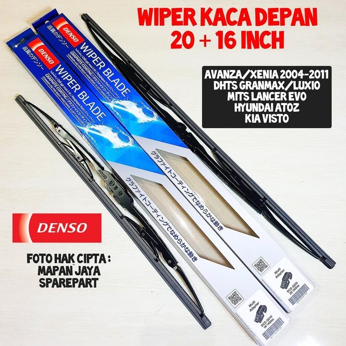 PREMIUM WIPER KACA DEPAN AVANZA XENIA LAMA GRANMAX LUXIO ORI DENSO