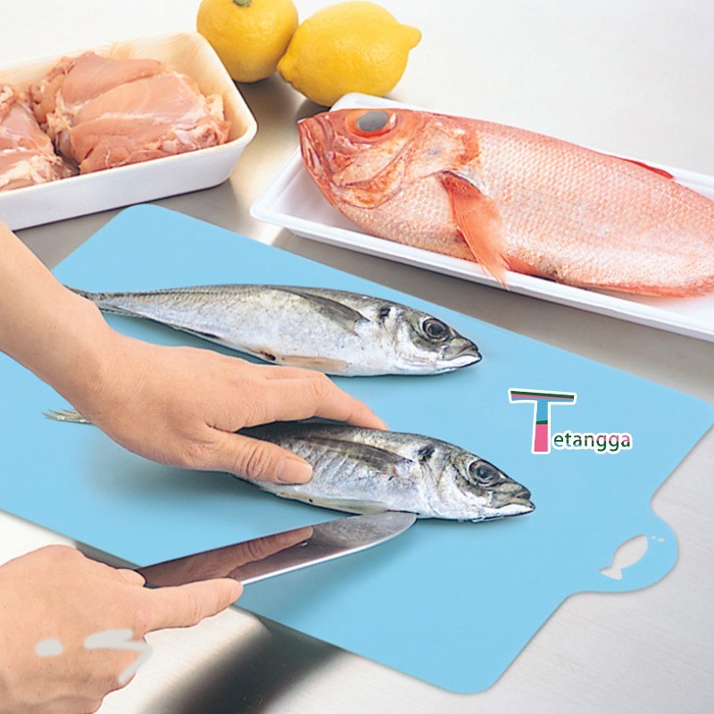 Talenan Multifungsi Talenan Plastik / Cutting Board / Talenan Fleksibel Set Anti slip Chopping VS