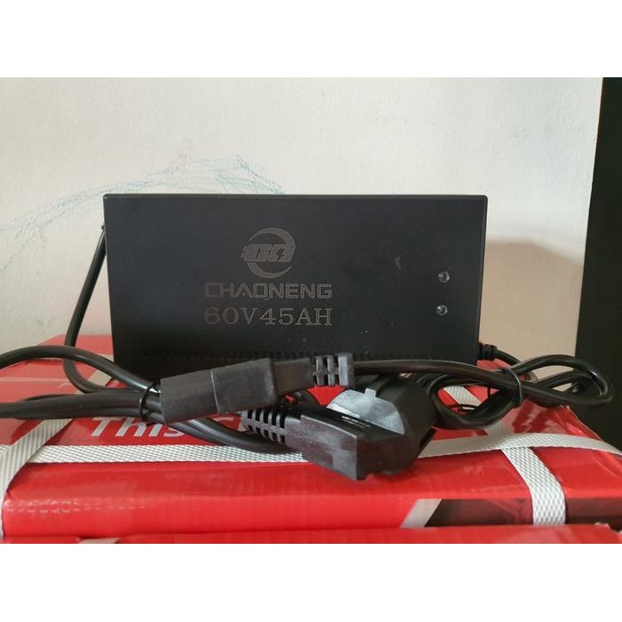 PROMO CHAONENG CHARGER ADAPTER MOTOR LISTRIK BAJAY LISTRIK BAJAJ LISTRIK CASAN ADAPTOR CHAONENG 60V