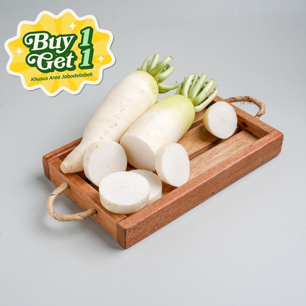 

White Raddish B1G1 Konvensional 500 gram