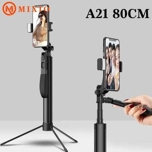 Tongsis Bluetooth A21 Led Tripod Stabilizer Gimbal Selfie stick 1.6m