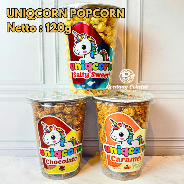 

Naraya Uniqcorn Popcorn Big Ball Berondong Jagung Rasa Coklat Caramel Sweet Salty 120g