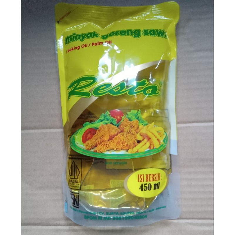 

Minyak Goreng Resto 450 ml pouch