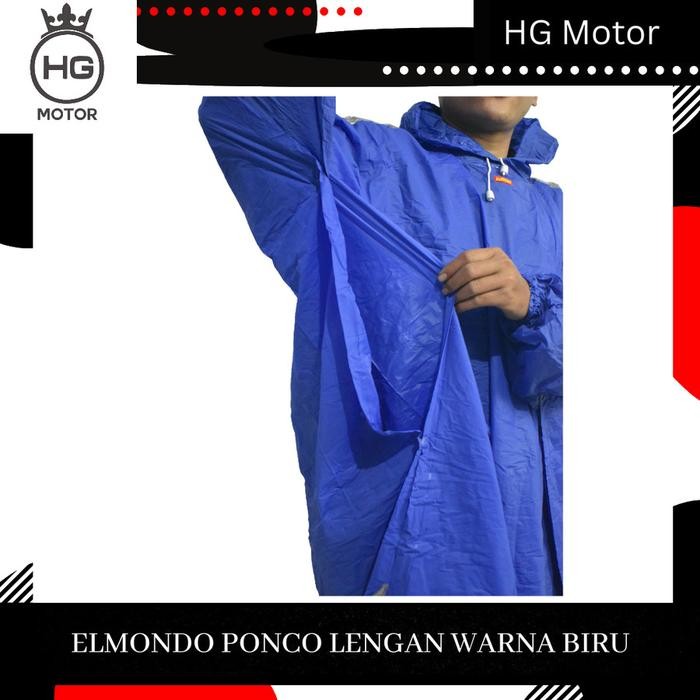 ISTANAMYSHOP JAS HUJAN PONCO LENGAN PERSONAL - ELMONDO 710 BATMAN