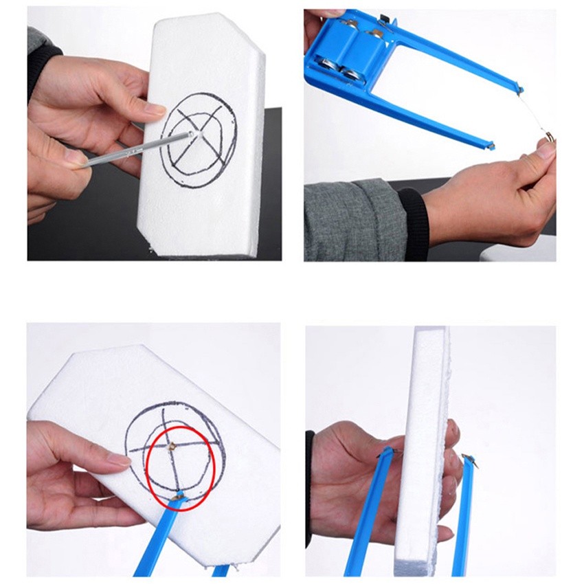 

Styrofoam Cutter Alat Pemotong Gabus Busa DIY Hot Wire Foam Cutter