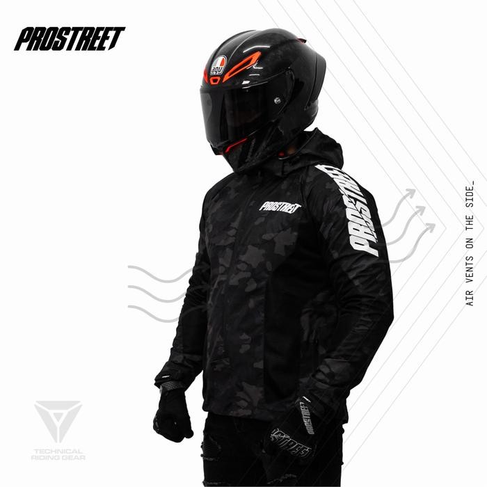 Jaket Motor Prostreet Atlas Camo Black V2