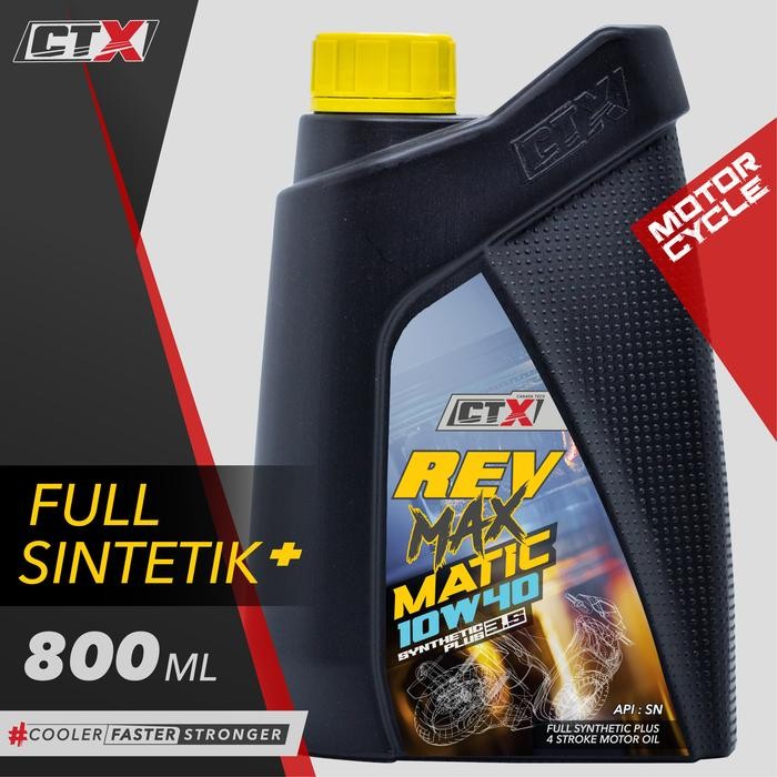 CTX Rev Max Matic 10w40 - oli full sintetik motor Matic