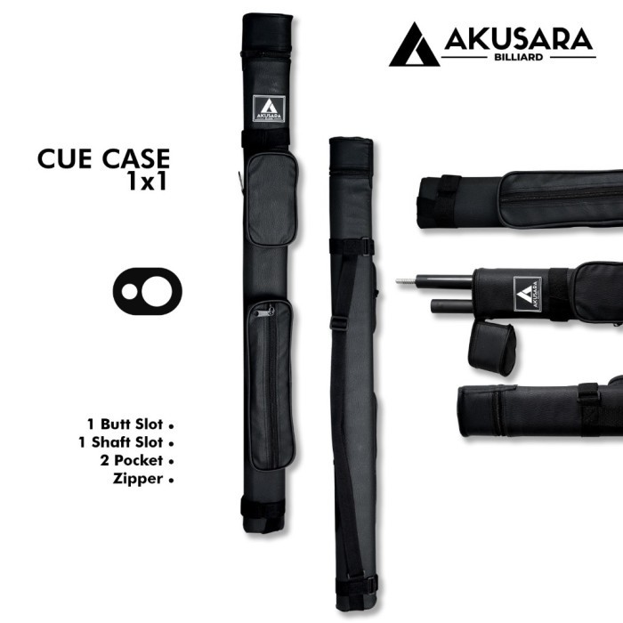 Tas Billiard Akusara Cue Case Billiard