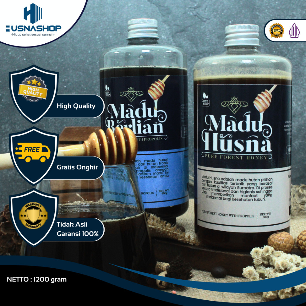 

Madu Husna - Madu Hutan Asli High quality 600g [MD001]