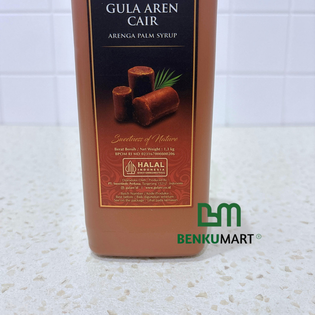 

Gula Aren Cair PREMIUM Gulare 1,3 Kg Palm Sugar Syrup Sirup 1.3 HALAL