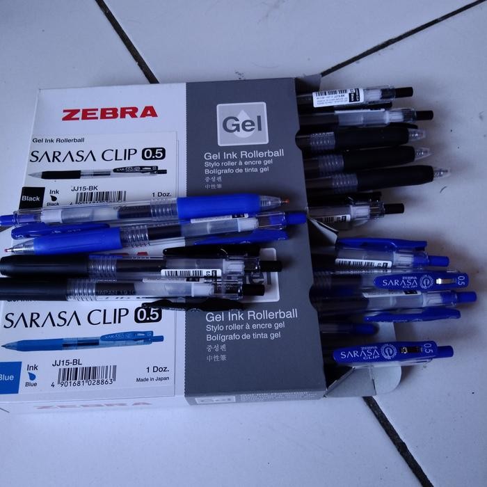 

Ready JT Pulpen Gel Zebra Sarasa 0.5 ORIGINAL Harga 1 pcs