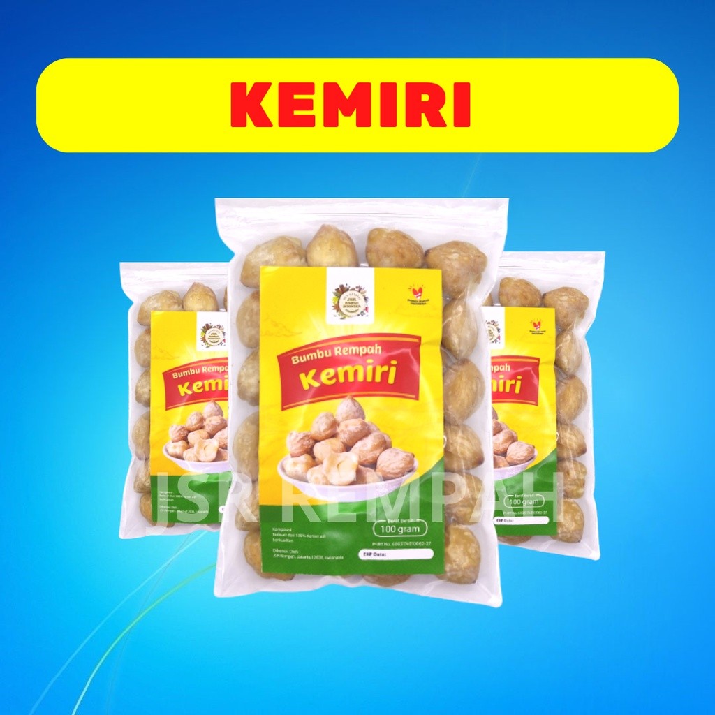

KEMIRI ASLI ISI 100 GRAM KUALITAS PREMIUM BUMBU DAPUR JSR REMPAH