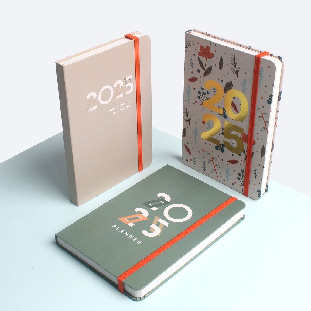 

LINDU Bukuqu 12 Month Datted 2025 Planner - Buku Agenda Planner - Buku Planner - Weekly Planner