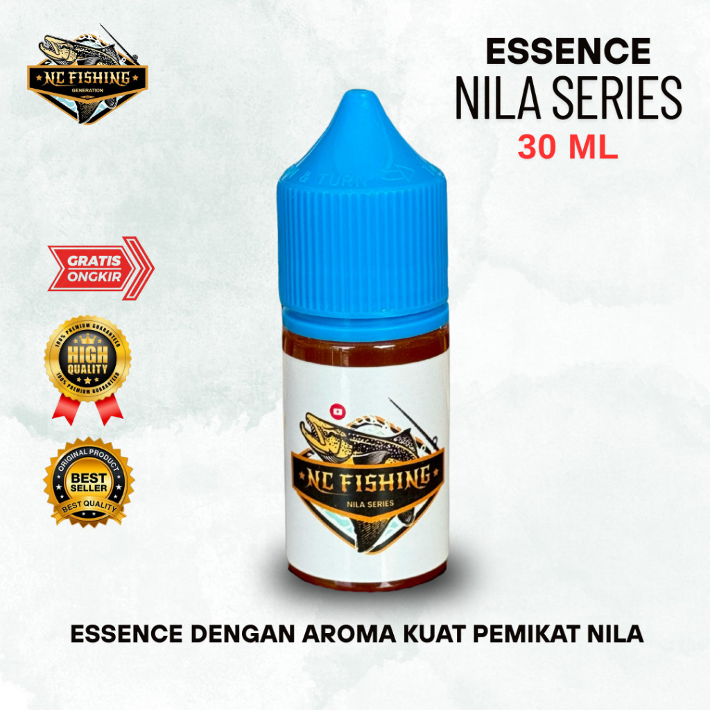 Gboiishop - NCFishing - Essen Super Ikan Nila -Essence Pancing Aroma Amis & Gurih Untuk Ikan Nila