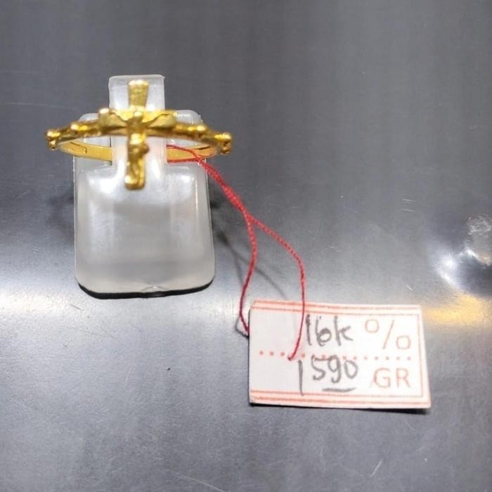 Cincin Emas 70 Salib Rosario Terbaru