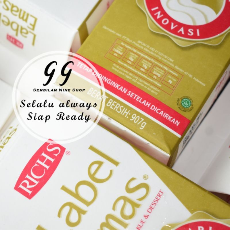 

Richs Gold Label Non dairy Whipping Cream 907 g Rich