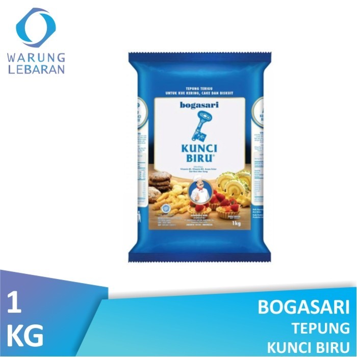 

Tepung Bogasari Kunci Biru 1kg