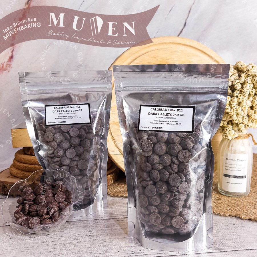 

CALLEBAUT 811 DARK CALLETS 250 GR