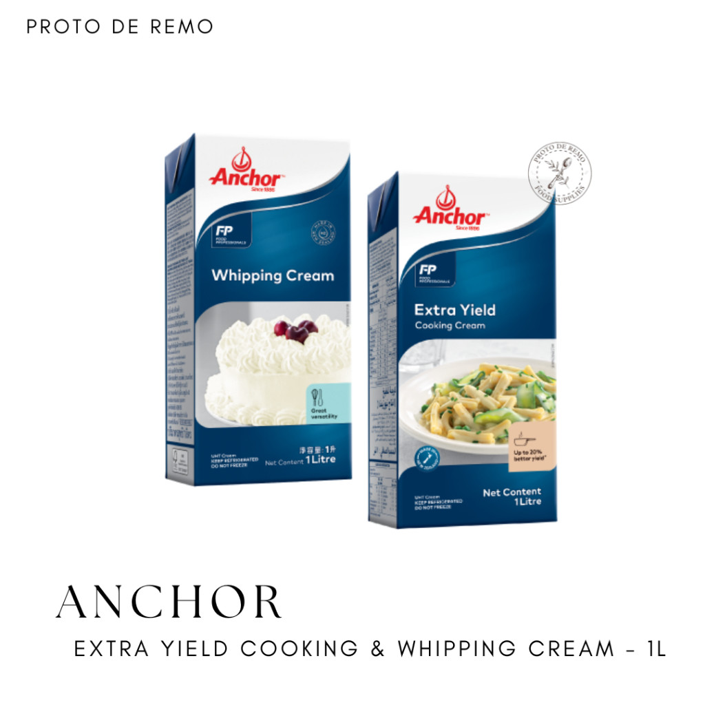 

Anchor Extra Yield Cooking Cream Whipping Cream - 1L