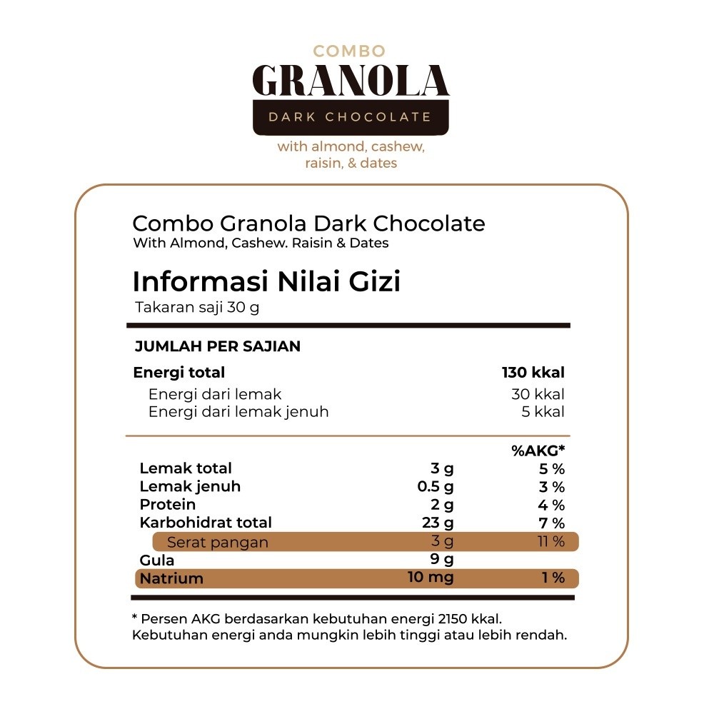 

[DIET 2 In 1] Granola Timur Tengah + Muesli Safiya 500 gr Oatmeal Sereal Sarapan Sehat