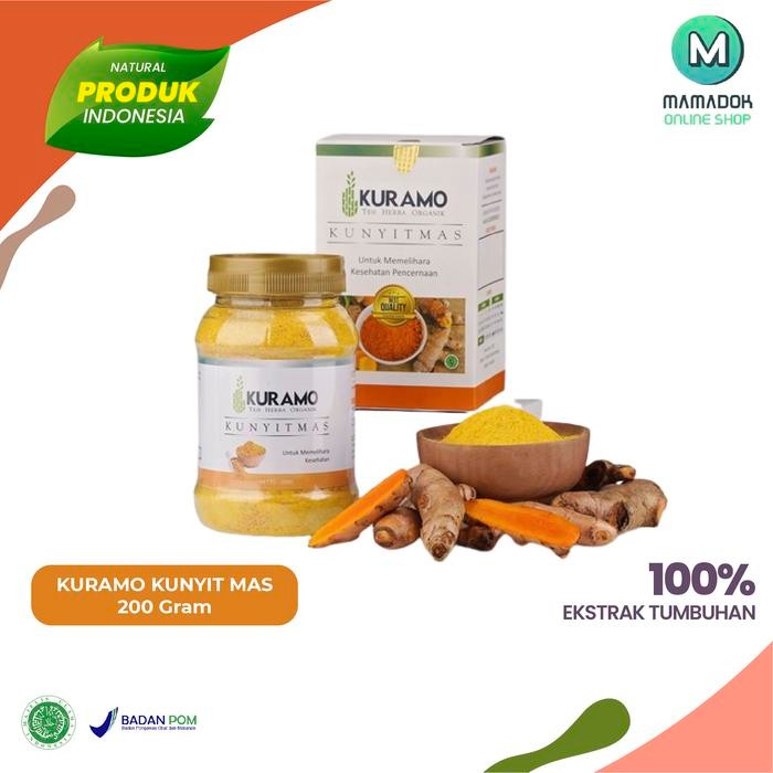 

Terlaris Kuramo Bubuk Kunyit Mas Asli Jamu Herbal Ampuh Mengatasi Asam Lambung