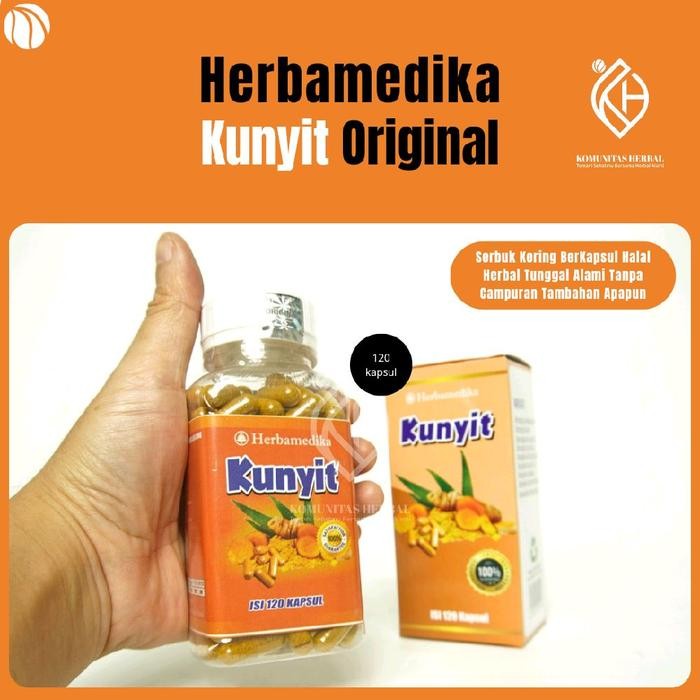 

Terlaris Herbal Kapsul Kunyit 120 Herbamedika Original