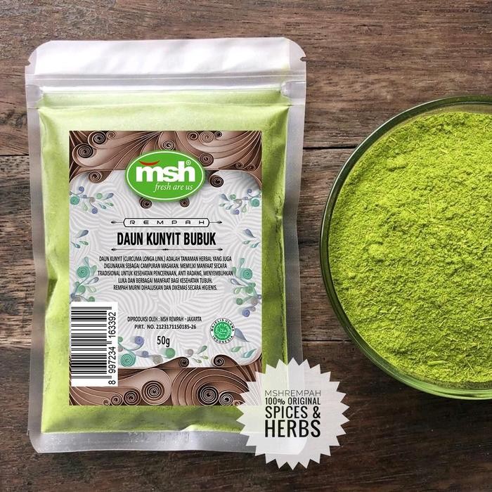 

Terlaris Daun Kunyit Bubuk 50Gr