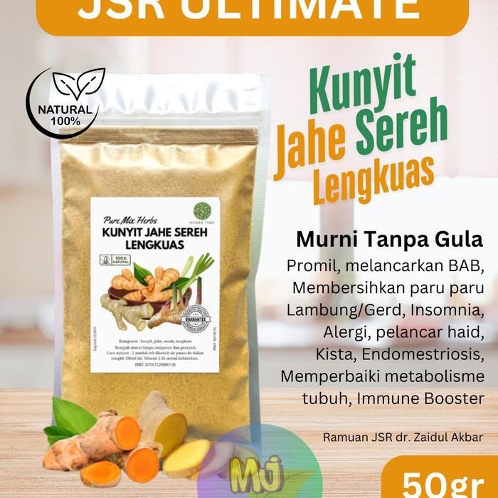 

Terlaris Kunyit Jahe Sereh Lengkuas Bubuk Murni Jsr Ultimate Herbs Time