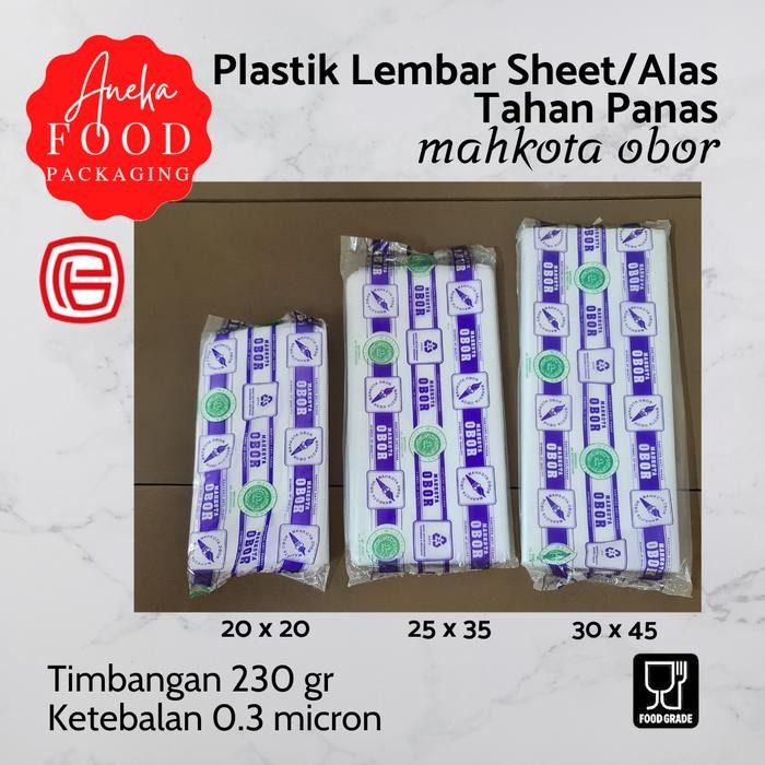 Plastik sheet/alas tahan panas/anti panas HDPE lembar