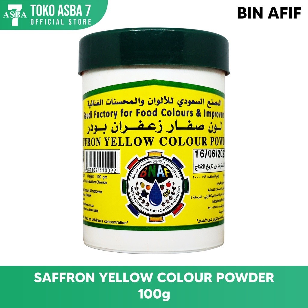 

BIN AFIF YELLOW COLOUR POWDER 100G