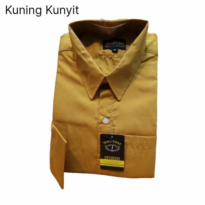 

Terlaris Kemeja Pria Warna Kuning Kunyit Formal Polos Lengan Panjang Regular