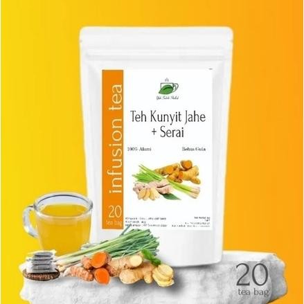 

Terlaris Teh Kunyit Jahe Serai Tumeric Ginger With Lemongrass Tea Herbal