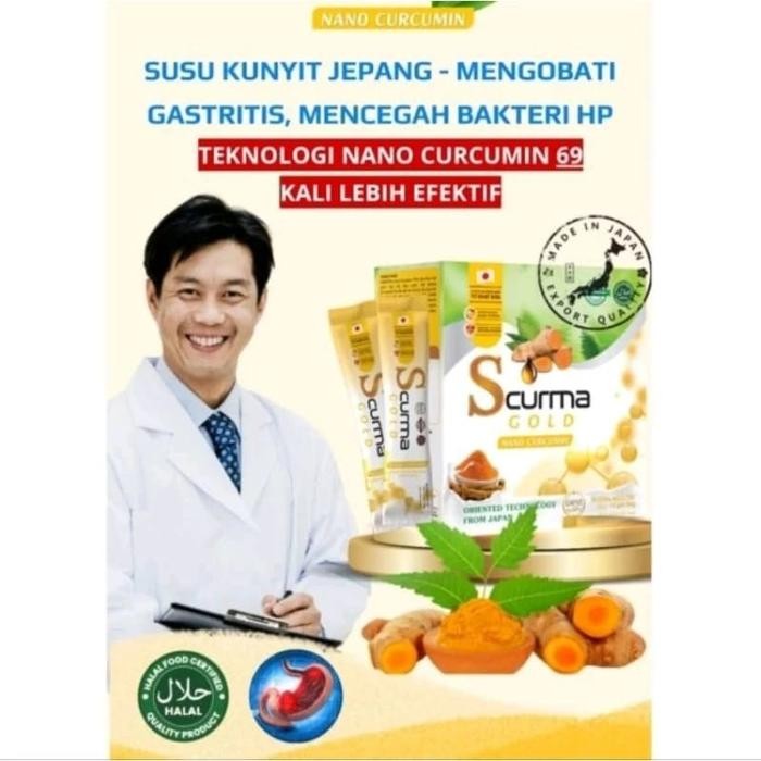 

Scurma Gold Milk Asli Susu Herbal Atasi Asam Lambung Maag Kronis Gerd Ampuh Original