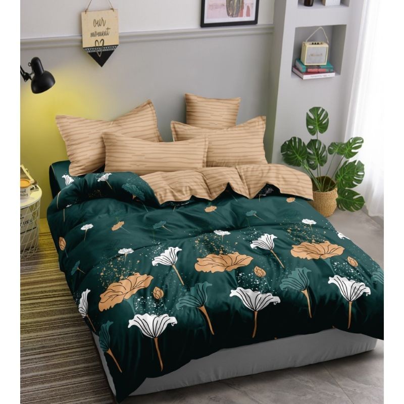 Classic Discount Bed Cover Set Sprei Aloha Internal Lady Rose
