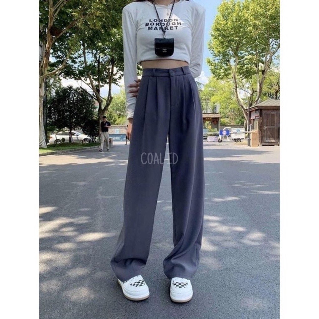 Pola Mewah Shella Pants Celana Korea / Celana Panjang Wanita /Casual Korea Celana Korea Longgar