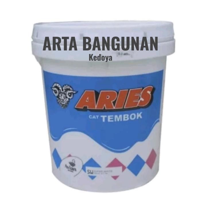 JTTOP" CAT TEMBOK ARIES PUTIH (20 KG)