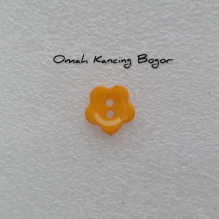 

Terlaris Kancing Baju Plastik Resin Bunga Kuning Kunyit 13Mm