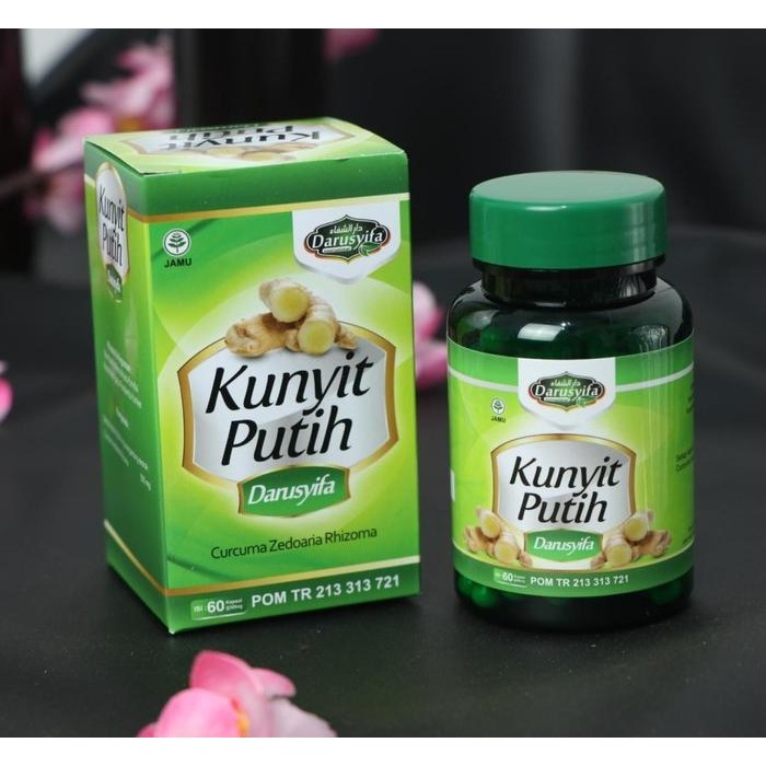 

Terlaris Kapsul Temu Putih Herbal Kunyit Putih Kapsul Anti Kanker Darusyifa