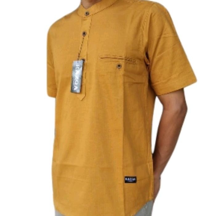 

Terlaris Kemeja Reguler Bahan Katun Polos Warna Kunyit