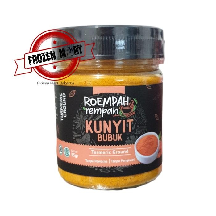 

Terlaris Roempah Rempah Kunyit Bubuk / Bubuk Kunir / Turmeric Powder 35Gr
