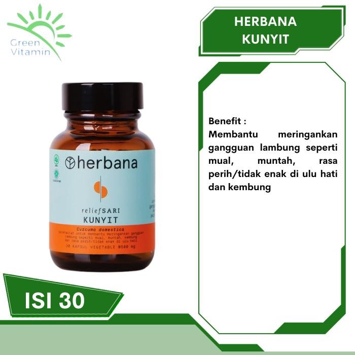 

Terlaris Herbana Relief Sari Kunyit - 30 Kapsul
