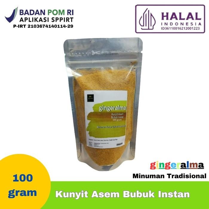 

Terlaris Kunyit Asem Instan 100 Gram Minuman Tradisional Merk Gingeralma