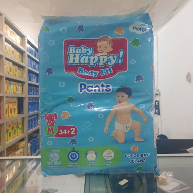 Baby Happy M34,L30,XL26,XXL24,BABY HAPPY SIZE M34 PCS,baby happy m34+2pcs