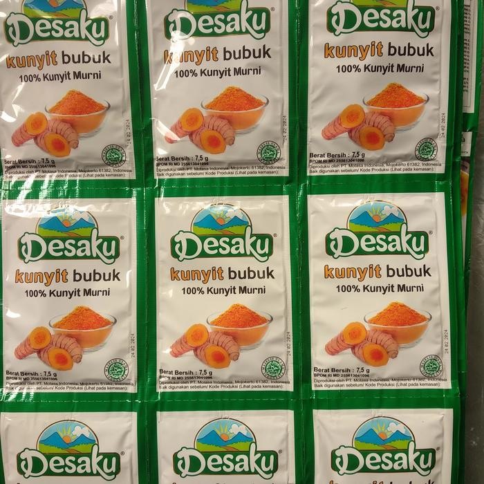 

Terlaris Kunyit Bubuk 1 Renceng Isi 12 7,5G