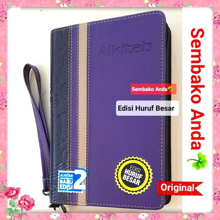 Alkitab Besar. Alkitab Edisi Huruf Besar. Untuk Usia Lanjut.