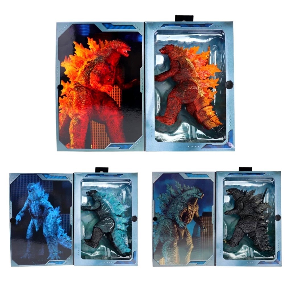 Godzilla Atomic Blast Godzila vs Kong Mainan Godzilla Action Godzilla King Of Neca